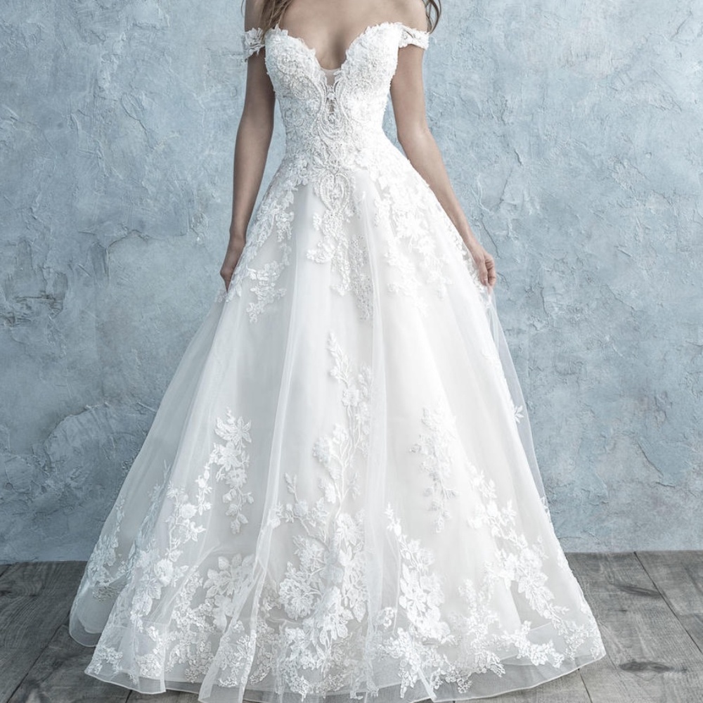BRAND NEW Allure Bridal Wedding Ball Gown Size 8 - Picture 2 of 13